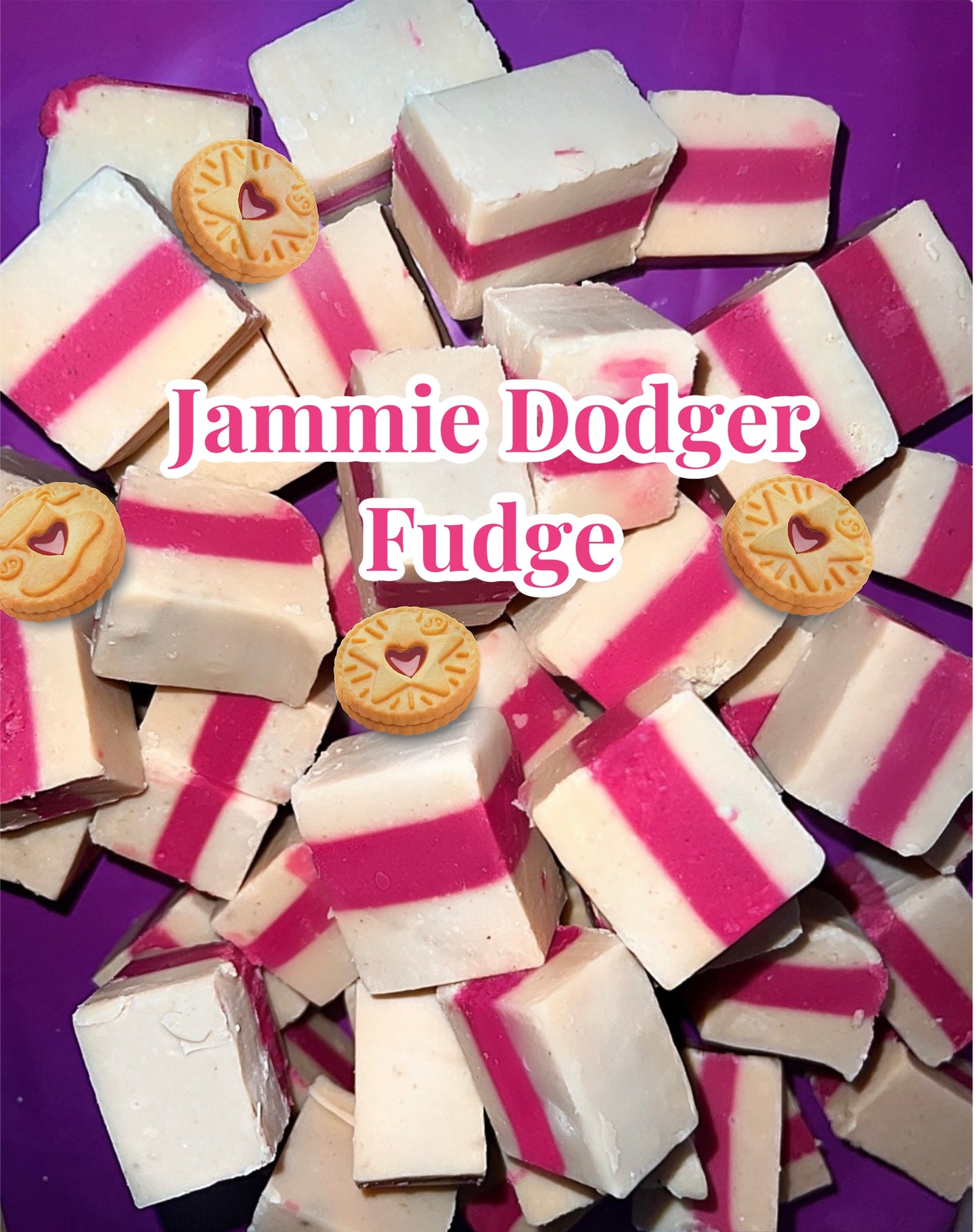 Jammie Dodger Fudge